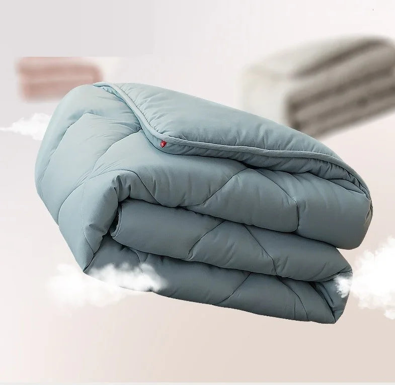 Simple Style Embroidered Skin-friendly Down Velvet Duvet EX-STOCK Canada