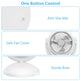 Portable Desk Fan Rechargeable Oscillating Tilting Fan With 4 Speeds 360 Degree - EX-STOCK Canada