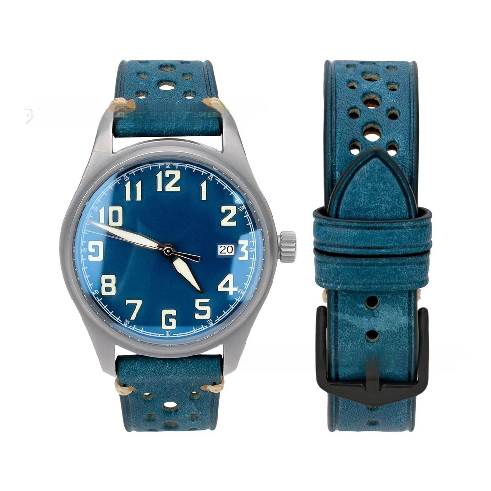 20mm Watch First Layer Cow Leather Watch Strap Retro Comfort - EX-STOCK Canada