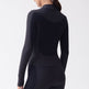 Long sleeve gym top for women Slim fit Half Zip Fitness Workout Top - EX-STOCK Canada