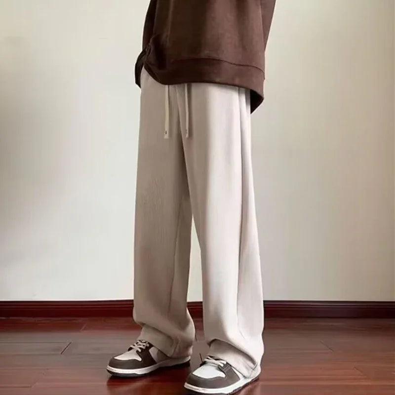 Men's Spring Drape Loose Casual Trousers EX-STOCK Canada