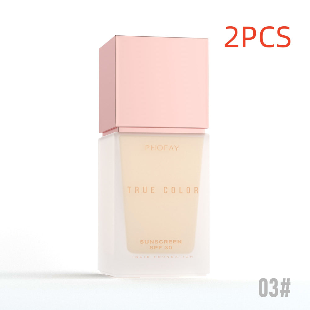 True Color Matte Liquid Foundation with SPF 30 Sunscreen
