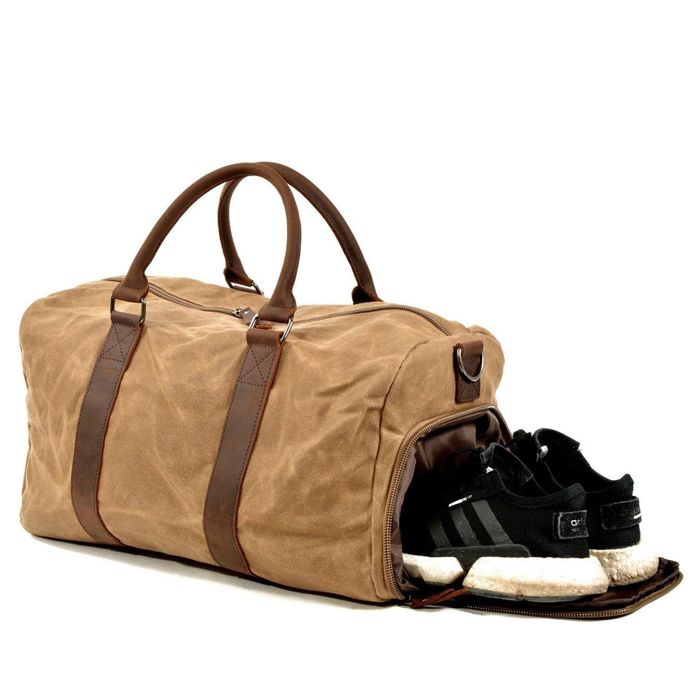 Herren Ein-Schulter Tragbare Trainings-Trocken-Nass-Trennung Schwimmen Große Kapazität Canvas Gepäck Reisetasche | EX-STOCK Canada