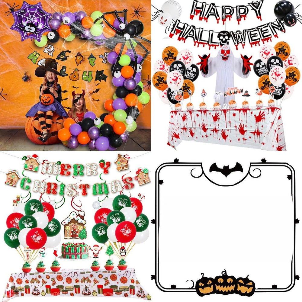 Halloween Party Decoration Balloon Combo Skull Pumpkin - EX-STOCK Canada