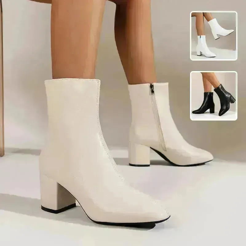 Bottes à orteils pointues hiver