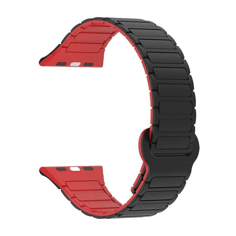 Iwatch Three-plant Silicone Two-color Watch Strap - EX-STOCK Canada