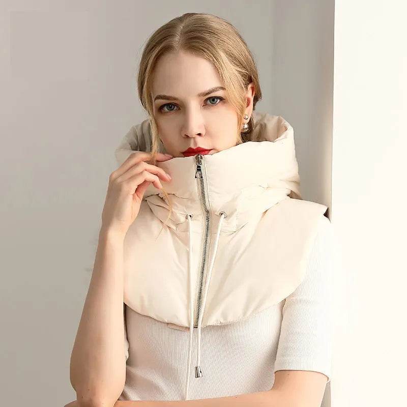 Warm Goose Down Match With Coat Hooded Men And Women Neck gaiter - EX-STOCK Canada