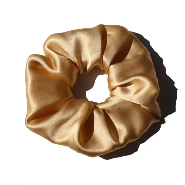 Silk Hair Rope Satin Large Intestine Circle Head Flower