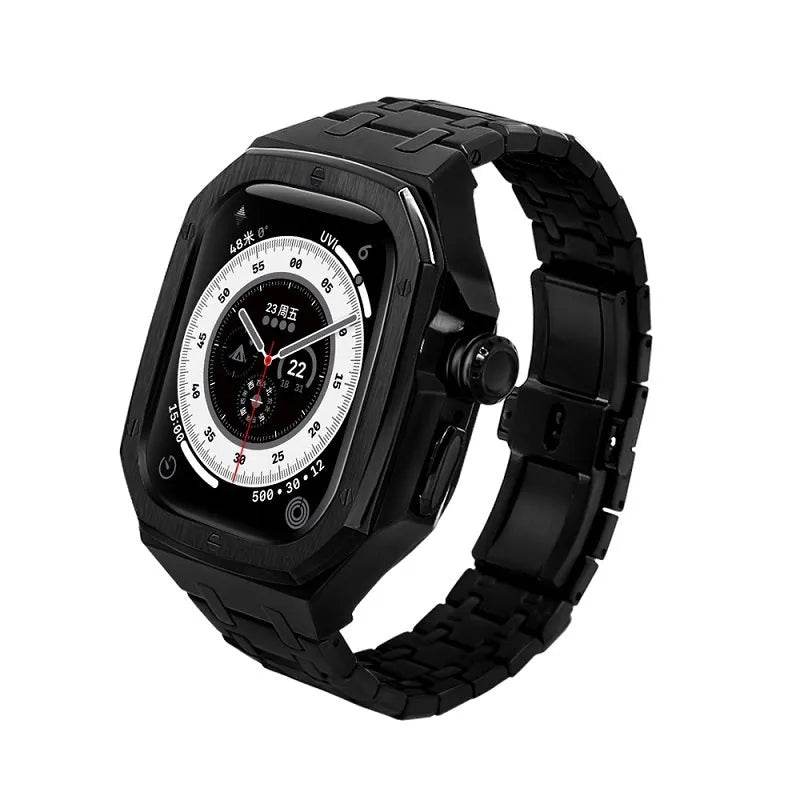 Integrated High-grade Metal Modified Watch Strap Case Stainless Steel Protective Case Cover Men's Business - EX-STOCK Canada