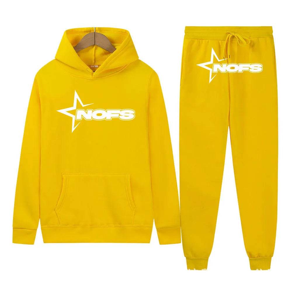 2 pcs Gothic Punk Rock Streetwear Hoodie Outfit set Unisex - EX-STOCK Canada
