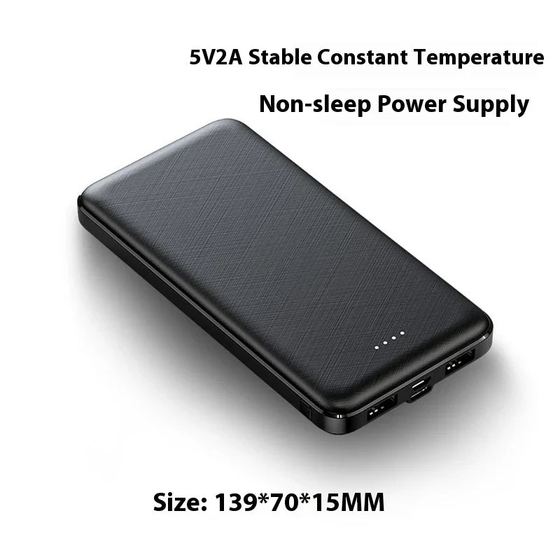 20000 MA Self-heating Vest Warming Belt Air Conditioning Clothes Toy Small Electrical Appliance Power Power Bank EX-STOCK Canada