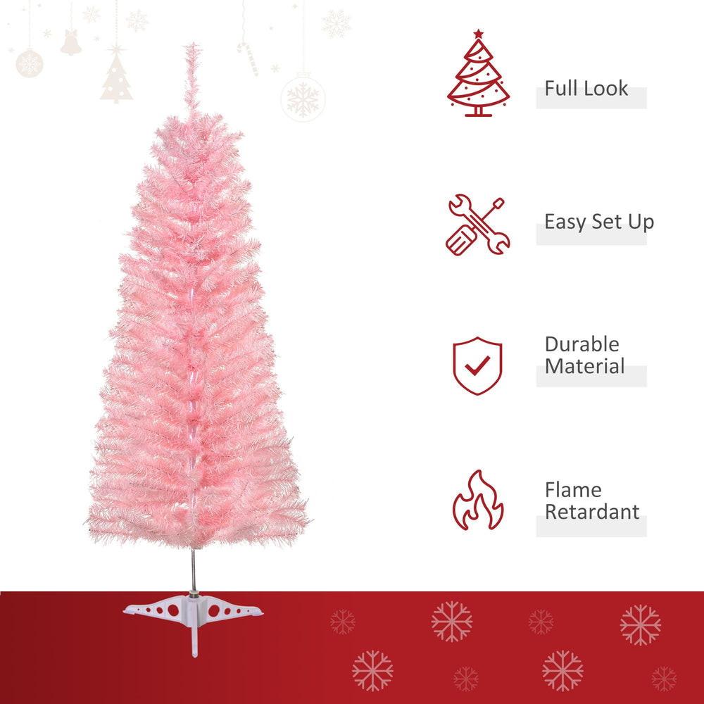 4FT Artificial Christmas Tree Holiday Xmas Holiday Pencil Tree Decoration With Automatic Open For Home Party EX-STOCK Canada