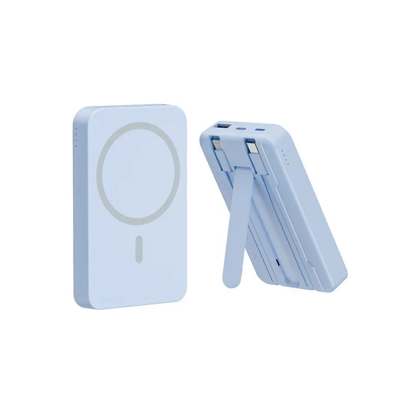 Magnetic Power Bank Mobile Power Supply Wireless Charger With Cable EX-STOCK Canada