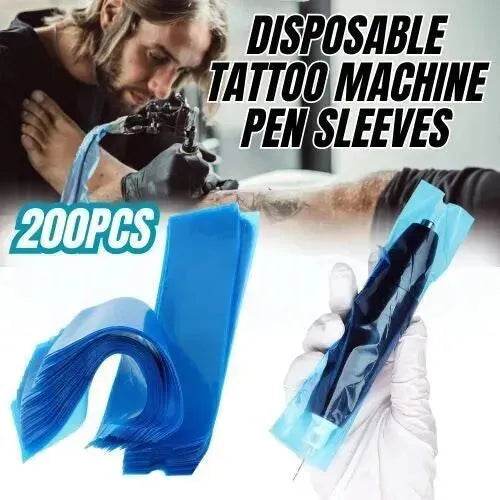 200pcs Tattoo Machine Pen Sleeves Disposable Cover - EX-STOCK Canada