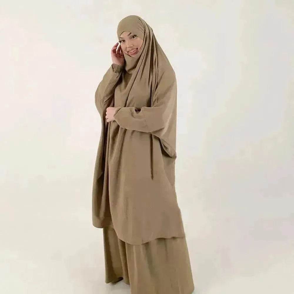 Casual Plain Umrah and Haji Abaya Robe Dress for ArabArab Middle East Women - EX-STOCK Canada