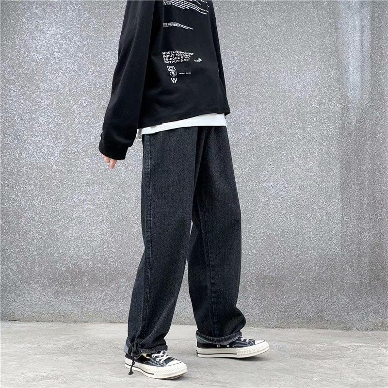 Straight Loose Autumn All-matching Draping Mop Pants EX-STOCK Canada