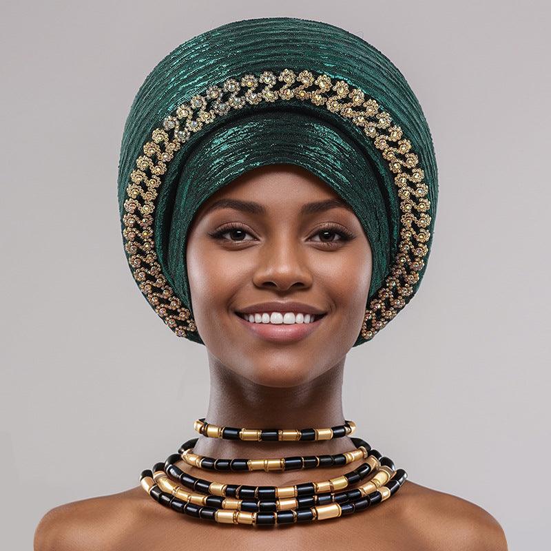 Cappello a più strati femminile sudamericano musulmano - EX-STOCK Canada