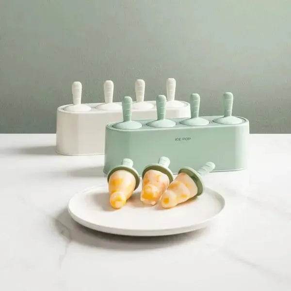 4 Cavities Reusable Silicone Popsicle Mold Maker DIY ice cream mold - EX-STOCK Canada