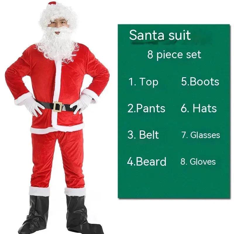 Christmas Costume Men's And Women's Clothing Full Set Performance Costume - EX-STOCK Canada