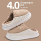 Rhombic Sewing Plush Slippers For Men Winter Warm Non-slip House Shoes Women's Bedroom Floor Home Slipper Couple - EX-STOCK Canada