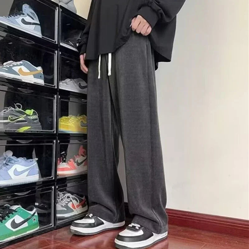 Men's Spring Drape Loose Casual Trousers EX-STOCK Canada