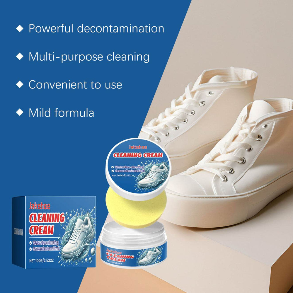 Jakehoe White Shoes Cleaning Balm Water-free Washing Brightening Stain remover - EX-STOCK Canada