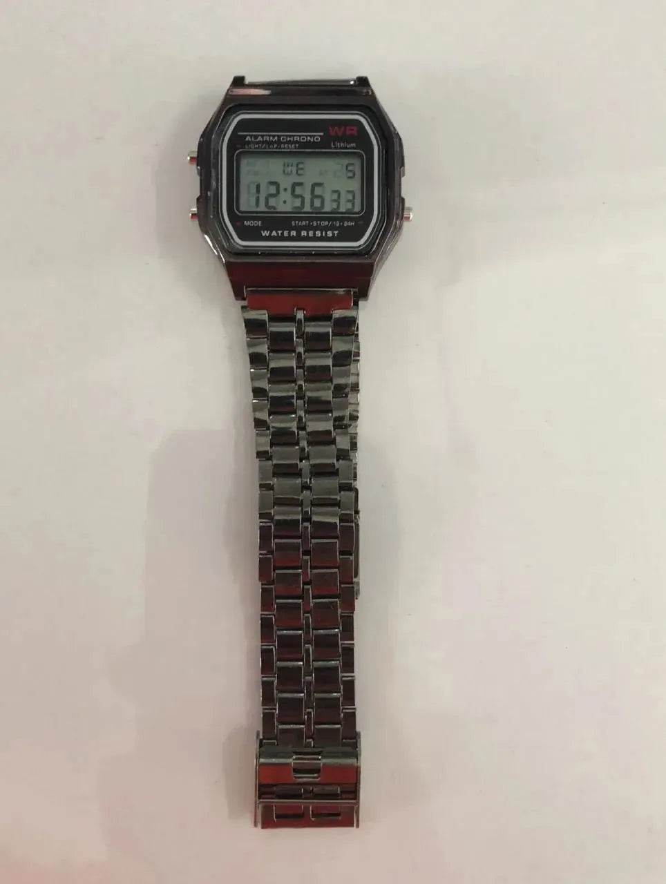 WR F91W Stainless Steel chain Electronic Watch - EX-STOCK Canada