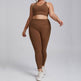 Plus Size Women Sports Workout Gym - Sleeveless Crop and Pant - EX-STOCK Canada