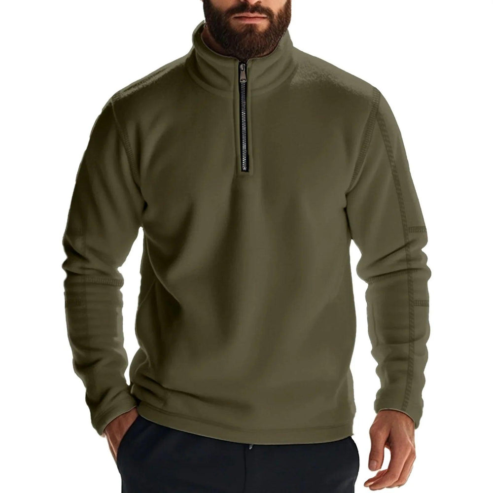 Felpa da uomo a maniche lunghe tinta unitaEX-STOCK Canada