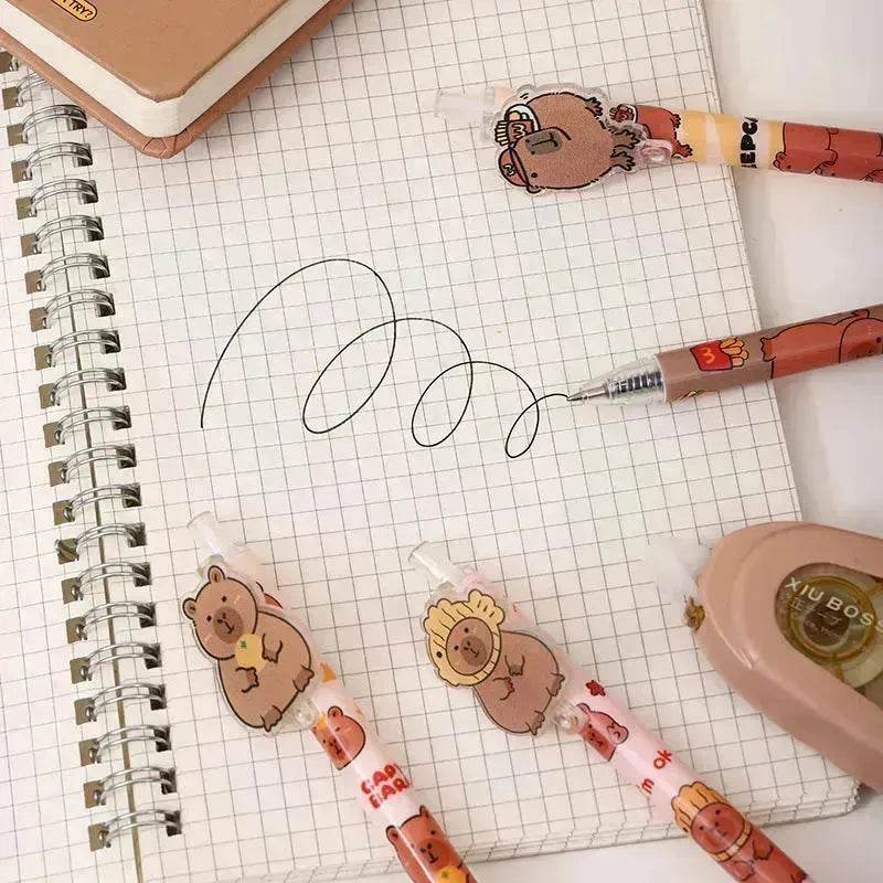 48 Pcs Cartoon Bear Acrylic Paster Pressing Pen School Supplies Gel Pen - EX-STOCK Canada