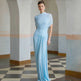 Elegant Pleated Dress Women For Dinner EX-STOCK Canada