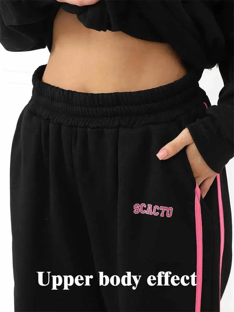 Fashion Casual joggers and hoodie set women's - EX-STOCK Canada