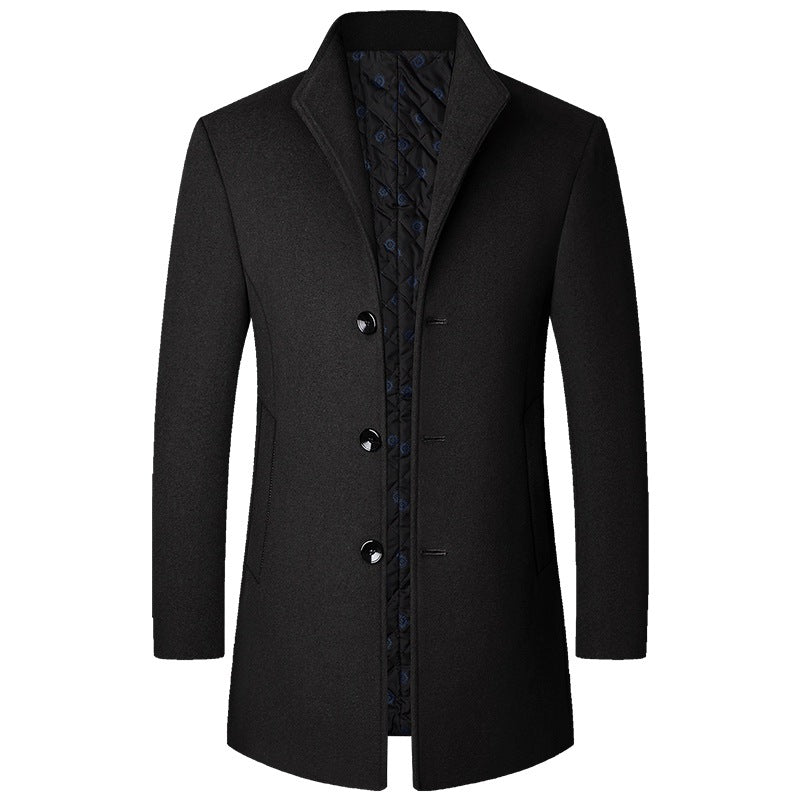 Autumn And Winter Casual Woolen Coat Men | EX-STOCK product gallery photo 6