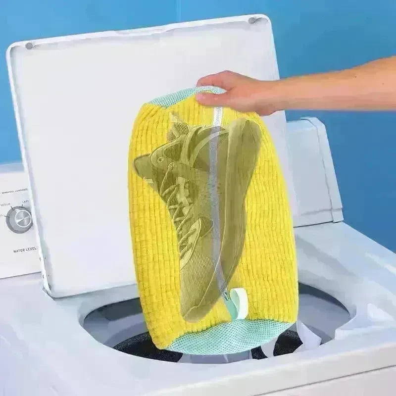Shoes Laundry Bag Shoe Wash Bag For Washing Machine Reusable Zipper Shoe Washing Bag Sneaker Tennis Shoe Cleaner Kit Remove Dirt - EX-STOCK CANADA
