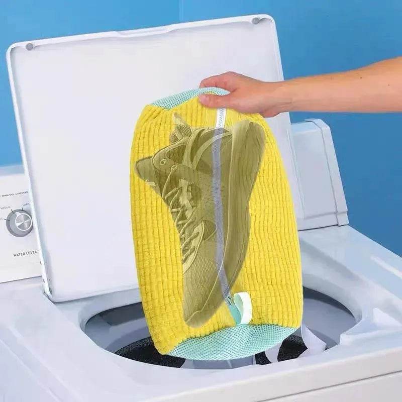 Shoes Laundry Bag Shoe Wash Bag For Washing Machine Reusable Zipper Shoe Washing Bag Sneaker Tennis Shoe Cleaner Kit Remove Dirt - EX-STOCK Canada