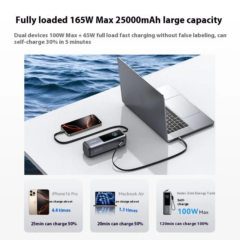 Comes With Two-wire Power Bank Fast Charging Mobile Power Supply EX-STOCK Canada