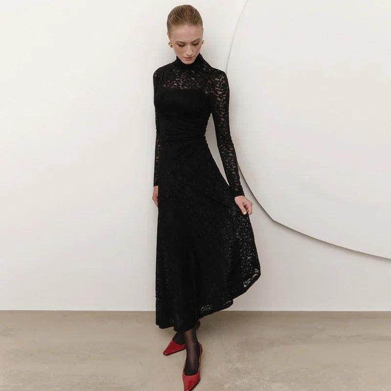Lace Long Sleeve Dress Plus Suspenders For Women EX-STOCK Canada