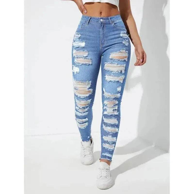 All-match Skinny Denim Trousers For Women - EX-STOCK Canada