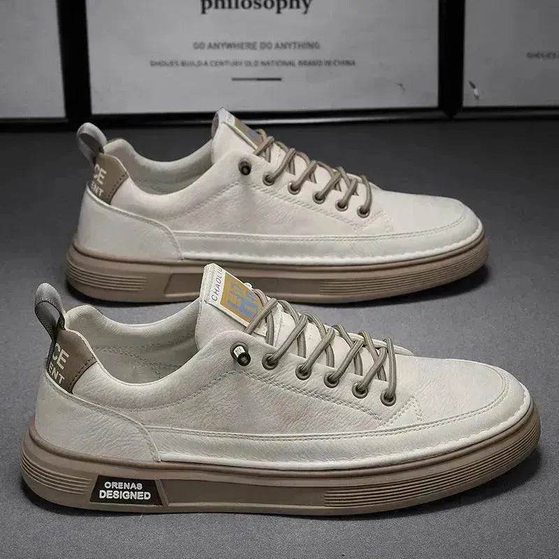 All-matching Sneakers Daily Leisure Sports Work Platform Casual Sneakers Shoes for Men Canvas Sneakers for Men - EX-STOCK Canada