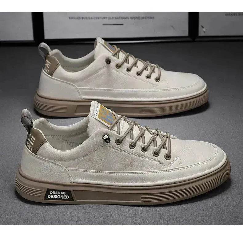All-matching Sneakers Daily Leisure Sports Work Platform Casual Sneakers Shoes for Men Canvas Sneakers for Men - EX-STOCK Canada