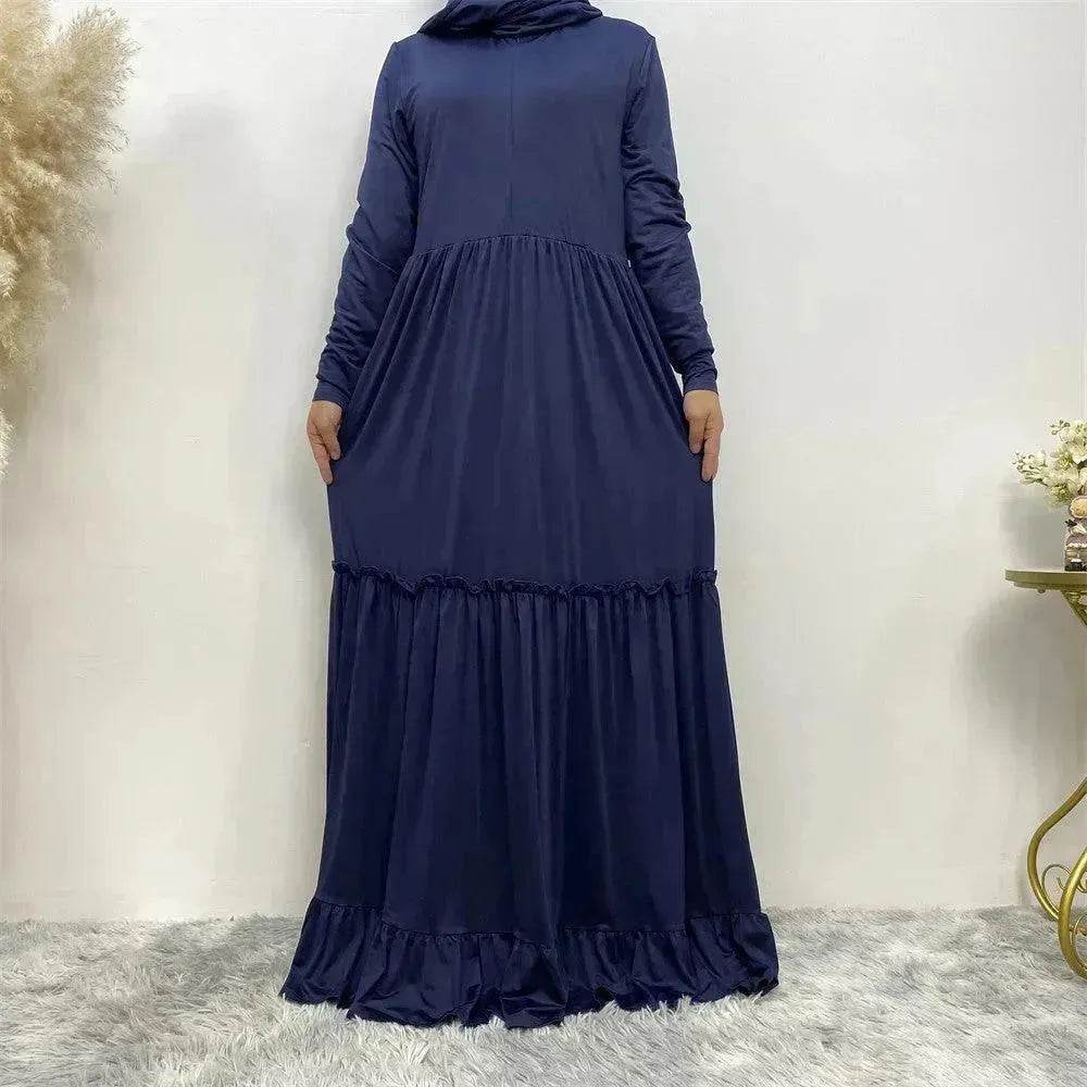 Amazing Simple Maxi Gown Abaya Dress for Sophisticated Arab Dubai Turkey Middle Eastern Women. - EX-STOCK Canada