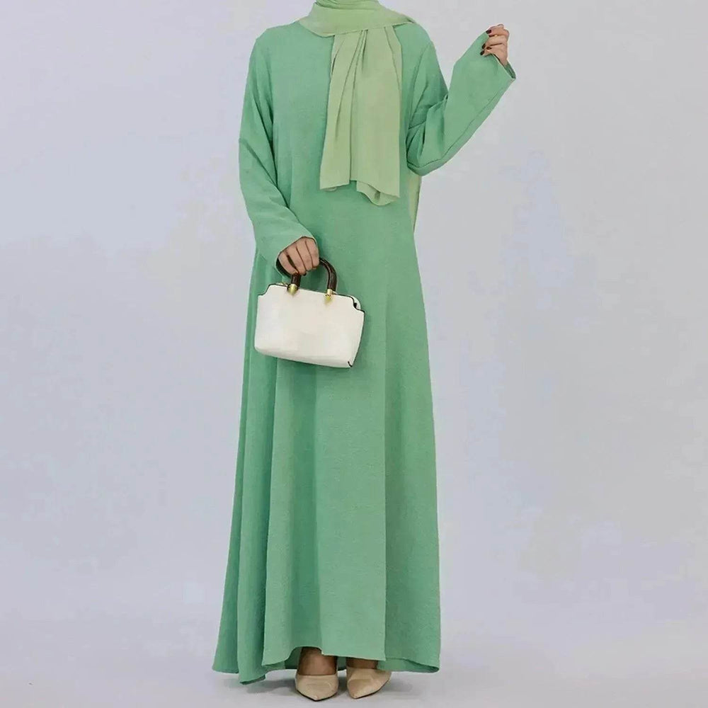 Middle East Dubai Turkey Multi-color Plus Size Women's Dress - EX-STOCK Canada