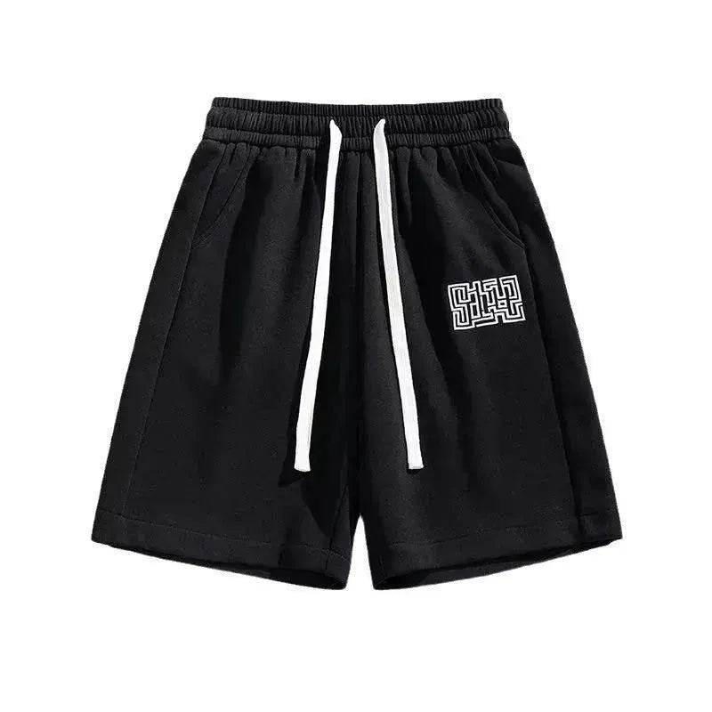 American Retro Shorts Male Student Hong Kong Style Trendy Fashion Fifth Pants Casual - EX-STOCK Canada