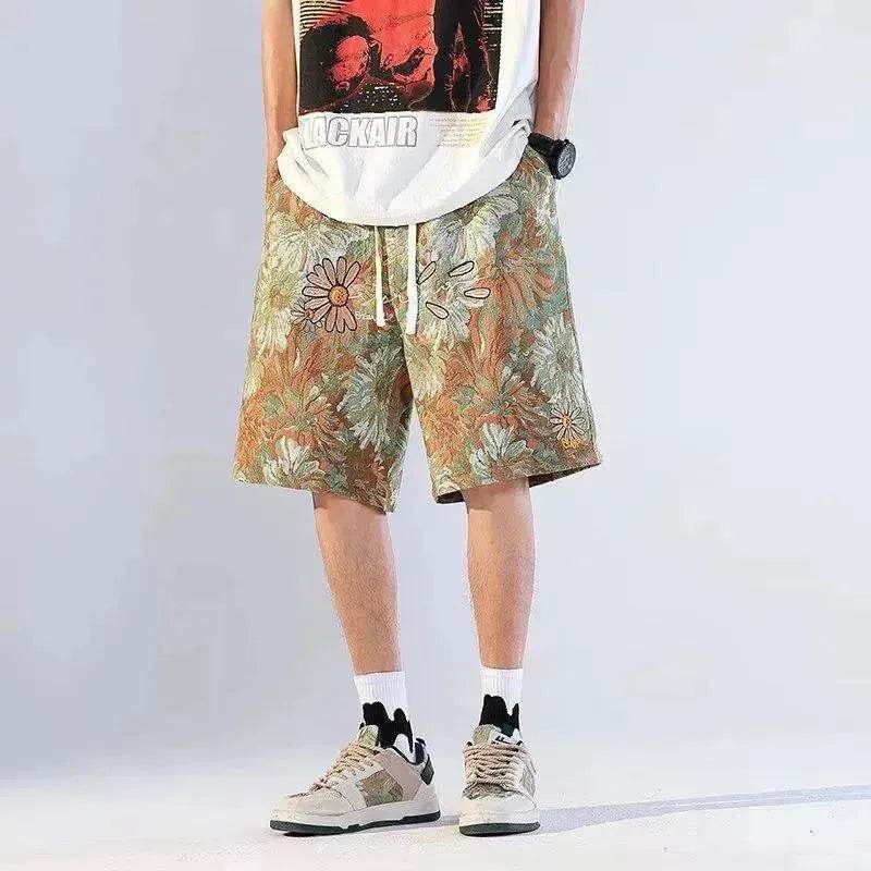 American Retro Shorts Men's Summer Japanese Ins Beach Pants - EX-STOCK Canada