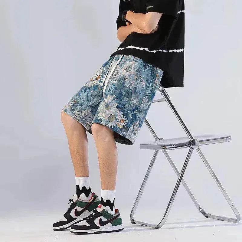 American Retro Shorts Men's Summer Japanese Ins Beach Pants - EX-STOCK Canada