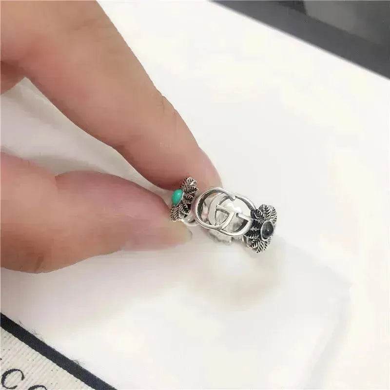 Ancient Daisy Silver Ring - EX-STOCK Canada