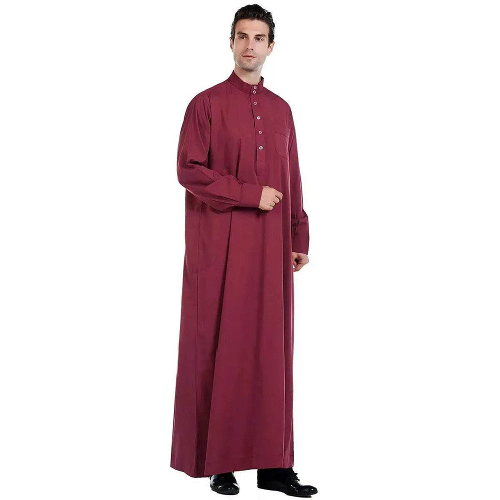 Fashionable and Elegant Arab Contemporary Middle Eastern Men's Robe Moroccan Men's Jalabiya - EX-STOCK Canada