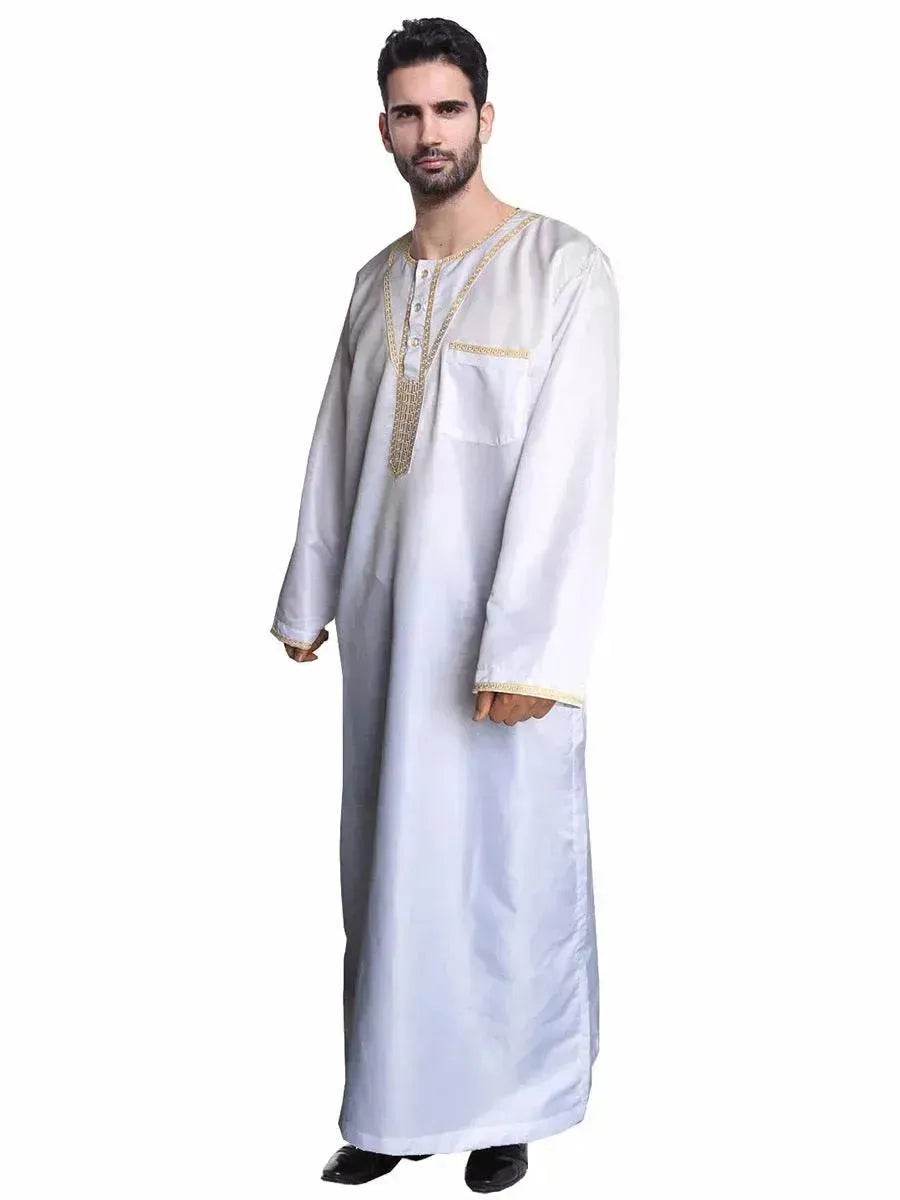 Eid Ramadan ArabKaftan Jalabiya for Men Arab Dubai Middle Eastern Men's Moroccan Men's Jalabiya - EX-STOCK Canada