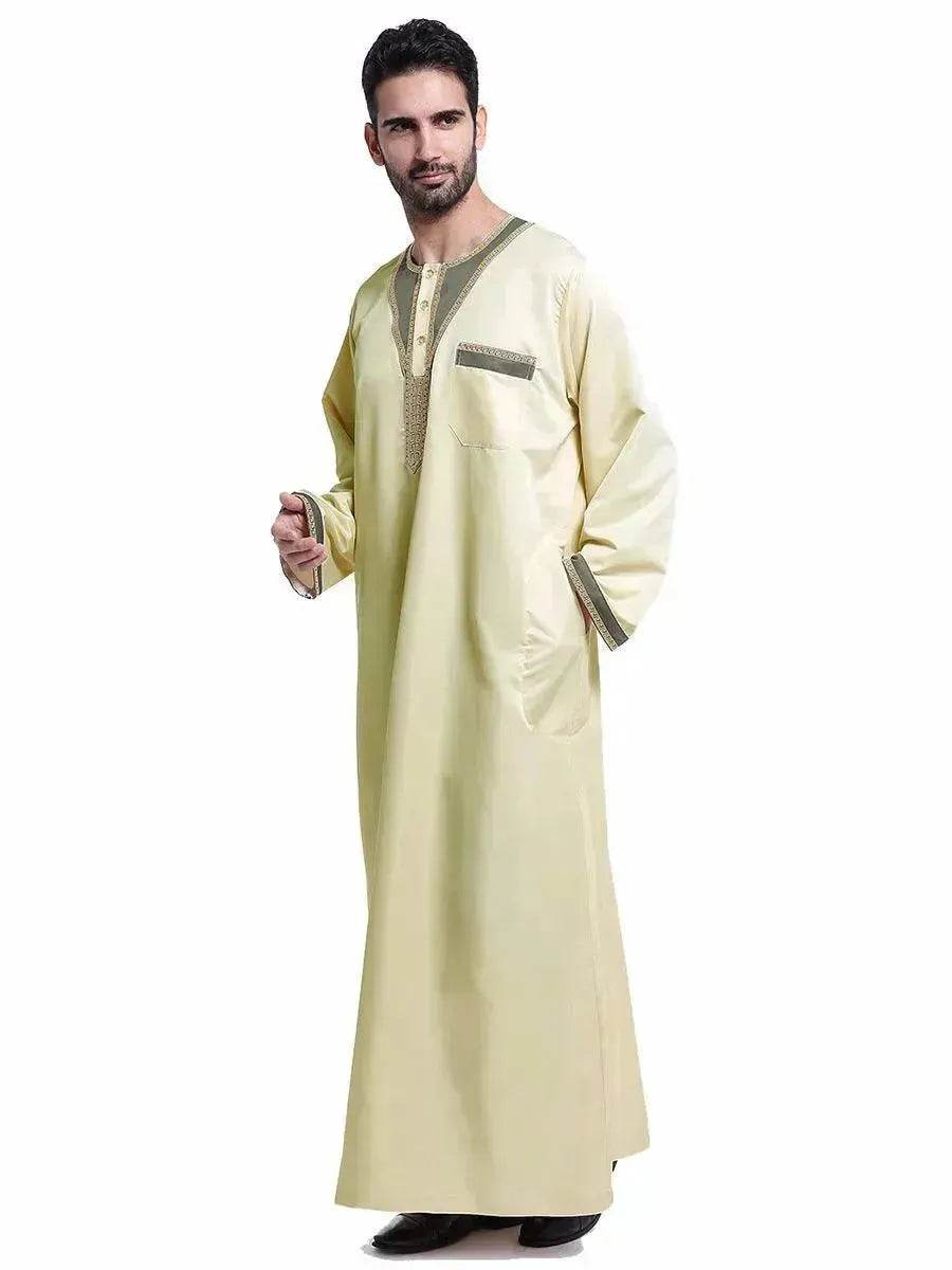Eid Ramadan ArabKaftan Jalabiya for Men Arab Dubai Middle Eastern Men's Moroccan Men's Jalabiya - EX-STOCK Canada