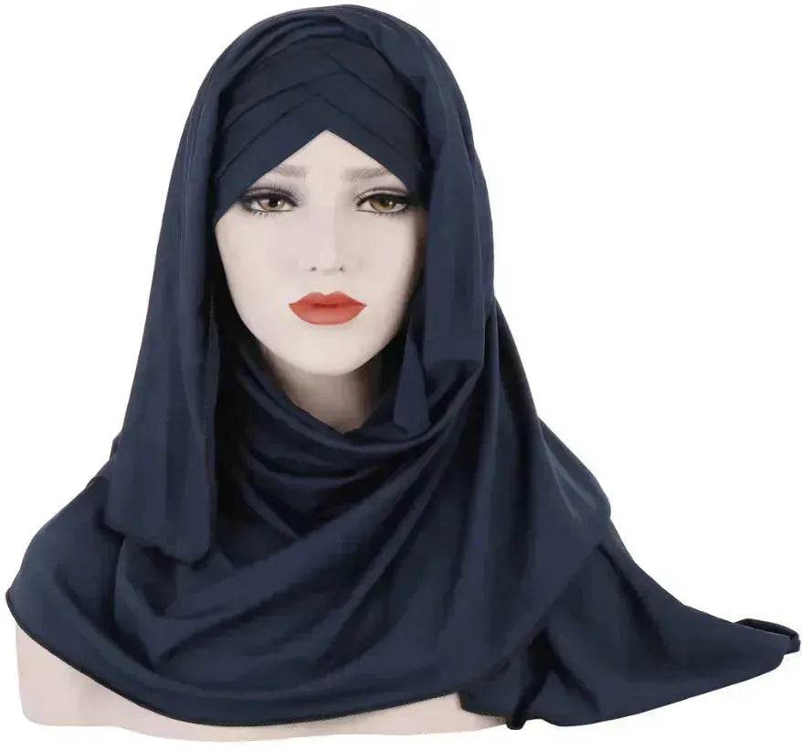 Arab Lady Fashion Patch Hijab - EX-STOCK Canada